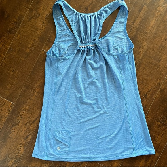 Lululemon Athletica Blue Racerback Tank Top 6 - Picture 3 of 6